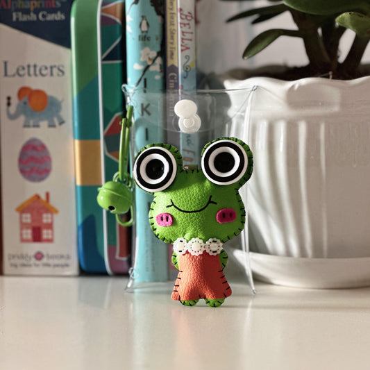 Frog Critter Charm | Handmade Keychain