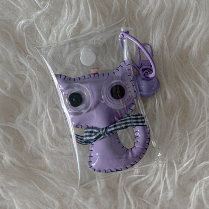 Purple Seahorse Critter Charm | Handmade Keychain